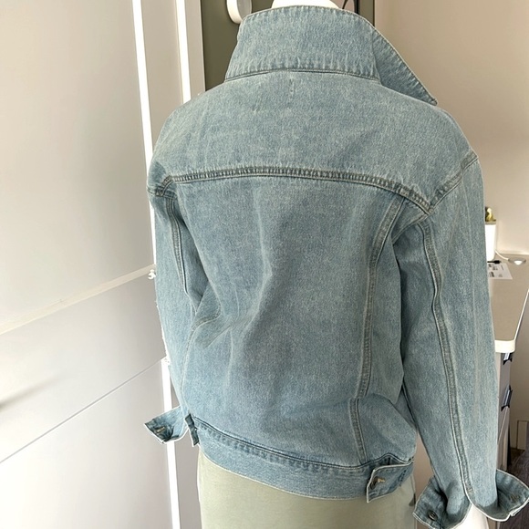 Love Tree Denim Jacket Distressed NWOT - Picture 14 of 15